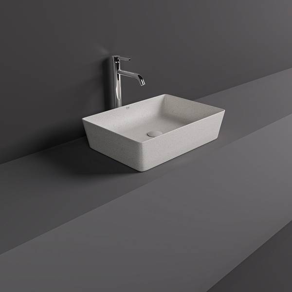 Batu Rectangular White